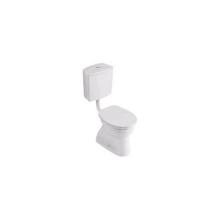 Villeroy & Boch O.Novo miska WC stojąca lejowa, 355 x 455 mm, odplyw pionowy, Weiss Alpin Ceramicplus - 11029_O1