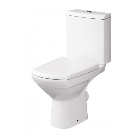 Cersanit Carina Clean On kompletny kompakt WC, miska odpływ poz + zbiornik 3/6l + deska dur antyb wo łw
