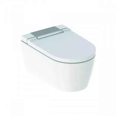 Geberit AquaClean Sela Urządzenie WC z funkcją higieny intymnej, wisząca miska WC, chrom
