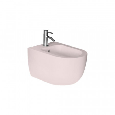 HushLab Calm bidet wiszący 55x35 kolor różowy matowy