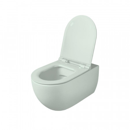 HushLab Calm Wc wiszący 55x35 kolor jasnozielony matowy