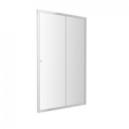 Omnires S drzwi prysznicowe przesuwne, 110cm, chrom & transparentny