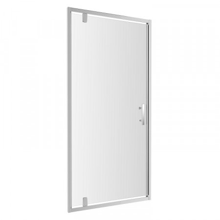 Omnires S drzwi prysznicowe uchylne, 90cm, chrom & transparentny
