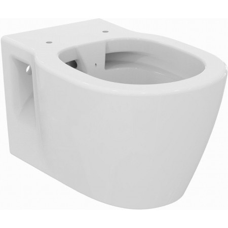 Ideal Standard Connect Zestaw Miska WC wisząca 54cm bezrantowa biała + Deska sedesowa WC wolnoopadająca cienka biała (E817401 + E772401)