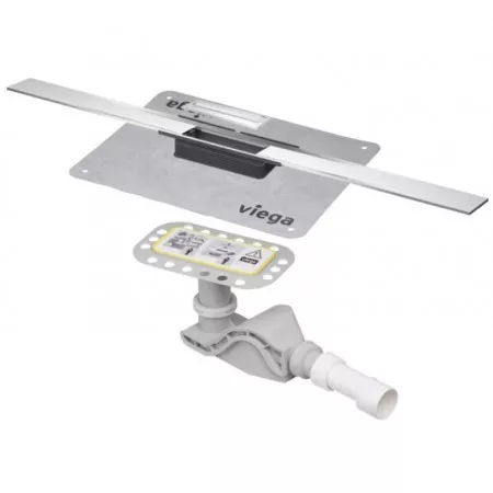 Viega Advantix Cleviva Zestaw Odpływ liniowy 80 cm standard stal szczotkowana - 840624_O1