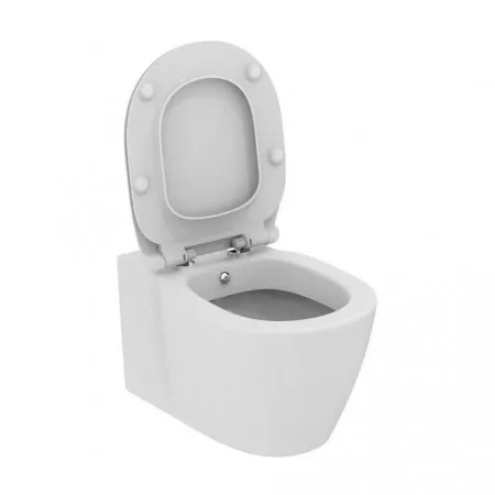 Ideal Standard Connect Zestaw Miska WC wisząca z funkcją bidetu biała + Deska WC w/o cienka biała (E772101 + E772401)