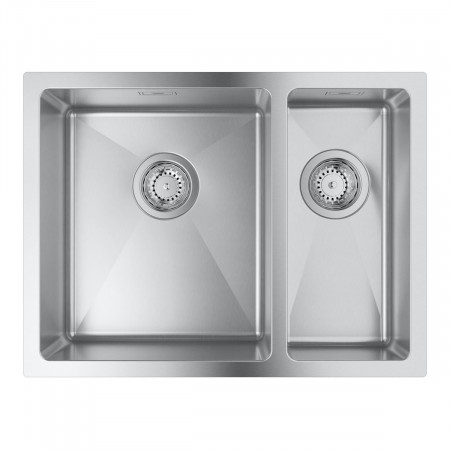 Grohe K700U zlewozmywak 1,5 komorowy podblatowy 59,5 x 45 cm ze stali szlachetnej