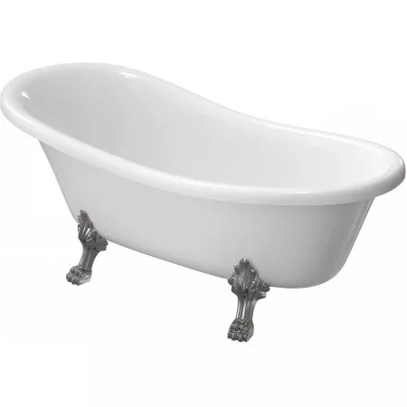 IH Selection by Vayer Wanna wolnostojąca retro lwie nogi - biały połysk 169x82 Biały 