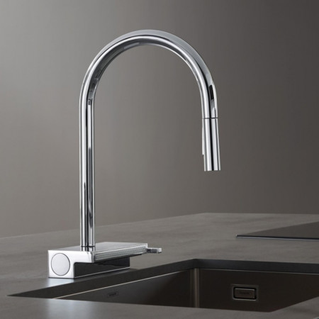 Hansgrohe Aquno Select M81 bateria kuchenna 170 w/w 3jet Stal Szlachetna Finish