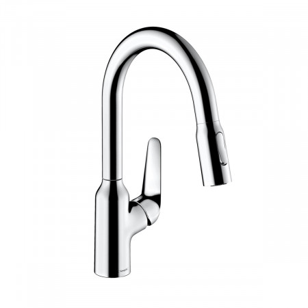 Hansgrohe Focus M42 bateria kuchenna 180 w/w 2jet sBox Chrom