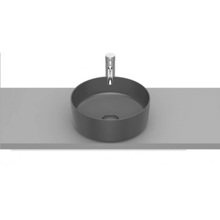 Roca Inspira Round umywalka 370x370 oct fineceramic onyx