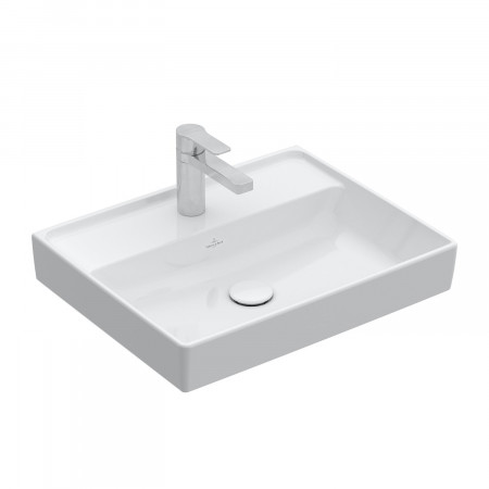 Villeroy & Boch Collaro Umywalka bez przel. 600 x 470 mm Weiss Alpin