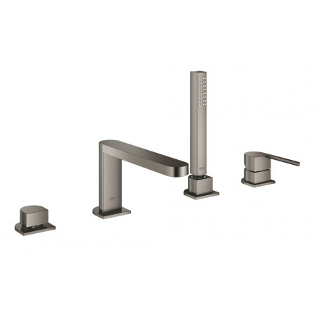 Grohe Plus 4-otworowa bateria wannowa brushed hard graphite