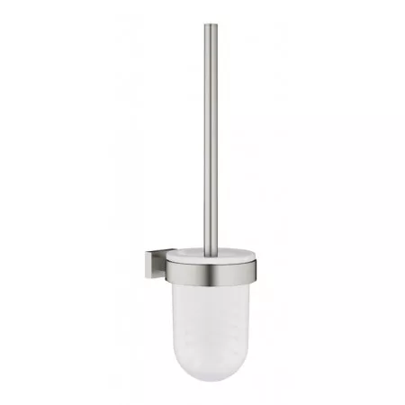 Grohe Essentials Cube Szczotka toaletowa (komplet) stal nierdzewna