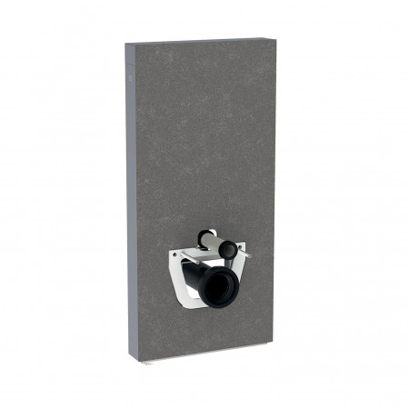 Geberit Moduł sanitarny Monolith Plus do WC wiszącego, H101, imitacja betonu