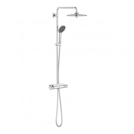 Grohe Vitalio Joy 260 zestaw prysznicowy ścienny termostatyczny z deszczownicą 26 cm Chrom 27296003