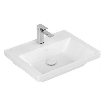 Villeroy & Boch Subway 3.0 Umywalka bez przel. 600 x 470 mm Weiss Alpin CeramicPlus