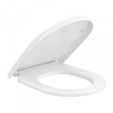 Villeroy & Boch Subway 3.0 deska WC sedesowa w/o QuickRelease zawiasy stal Stone White