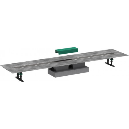 Hansgrohe uBox universal Kompletny korpus niski - 120 cm do odpływu liniowego pod płytkę