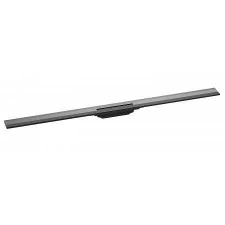 Hansgrohe RainDrain Flex el. zewn. odpływu 120 cm przyścienny czarny chrom szczotkowany