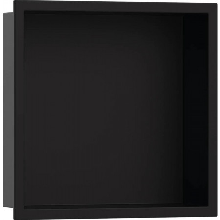 Hansgrohe XtraStoris Original Wnęka ścienna z ozdobną ramą 30 x 30 x 10 cm czarny matowy