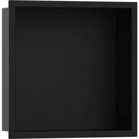 Hansgrohe XtraStoris Original Wnęka ścienna z ozdobną ramą 30 x 30 x 10 cm czarny matowy