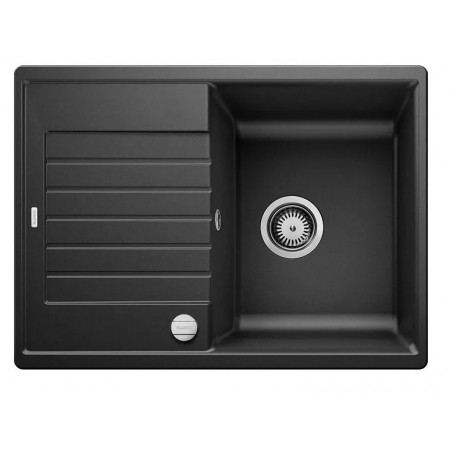 Blanco Zia 45 S Compact zlewozmywak wbudowany Silgranit PuraDur Antracyt odwracalny, korek auto.
