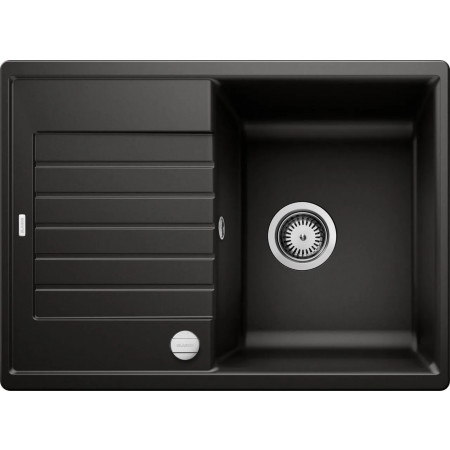 Blanco Zia 45 S Compact zlewozmywak wbudowany Silgranit PuraDur Czarny odwracalny, korek auto.
