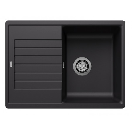 Blanco Zia 45 S Compact zlewozmywak wbudowany Silgranit PuraDur Czarny odwracalny