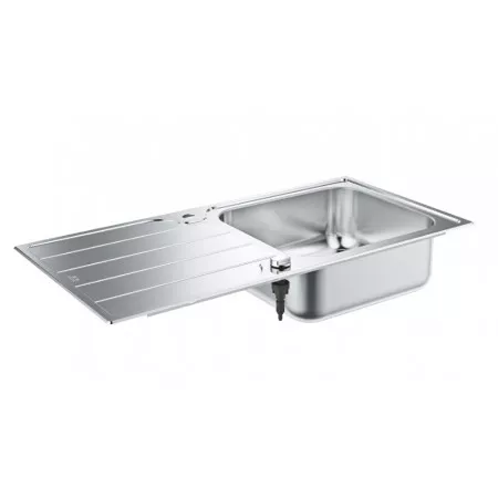 Grohe K500 zlewozmywak z ociekaczem 100 x 50 cm ze stali szlachetnej 