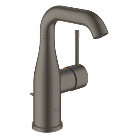 Grohe Essence Bateria umywalkowa M z cięgłem brushed hard graphite