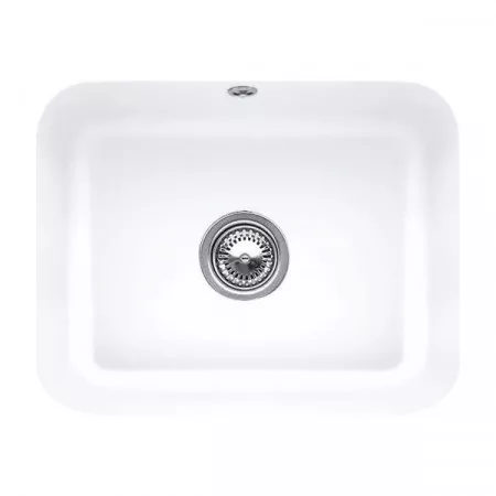 Villeroy & Boch Cisterna Zlew jednokomorowy podblatowy bez korka automatycznego 55x44 Crema ceramicplus