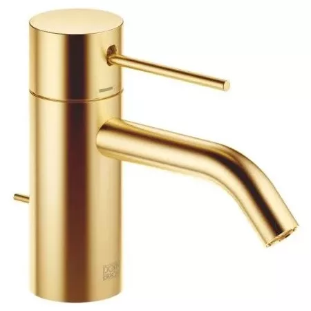 Dornbracht Meta META SLIM bateria umywalkowa z korkiem autom. mosiądz szczotkowany