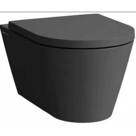 Kartell by LAUFEN KOLOR GRAFITOWY MATOWY Miska podwieszana rimless wc 370 x 545 mmzgodna z systemem spłukiwania 3/4,5 l.pełne szkliwienie powierzchni mających kontakt z wodąbez kołnierza spłukującego W komplecie:- zestaw montażowy LAUFEN EasyFit M12 89282