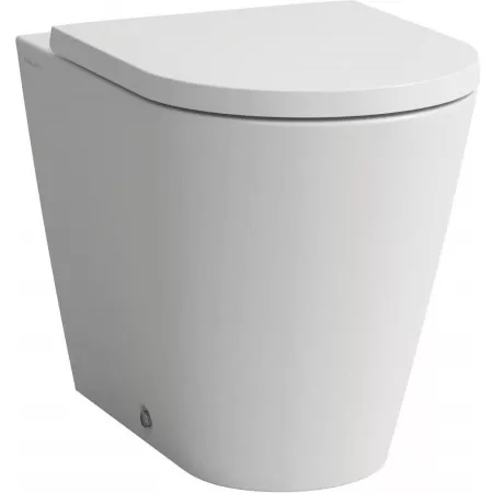 Laufen Kartell by Laufen 759 - kolor szary matowy miska stojąca, przyścienna wc 370 x 560 mm rimlessodpły