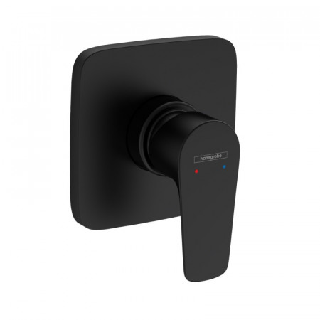 Hansgrohe Talis E bateria prysznicowa podtynkowa el. zewn. Czarny Matowy
