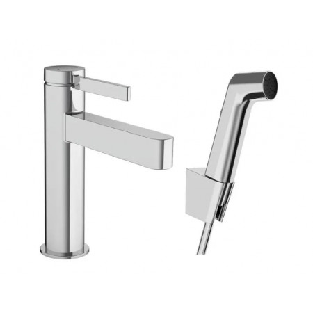 Hansgrohe Finoris bateria umywalkowa 110 z główką Bidette i wężem 160 cm Chrom