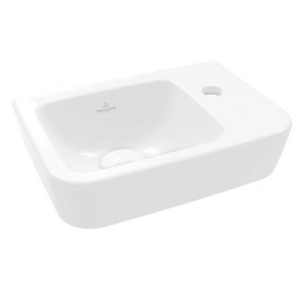 Villeroy & Boch O.novo Umywalka mała 1/o bez prze. 360 x 250 mm Weiss Alpin AntiBac CeramicPlus