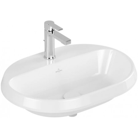 Villeroy & Boch Architectura Umywalka wpuszczana w blat 600 x 450 mm Weiss Alpin CeramicPlus