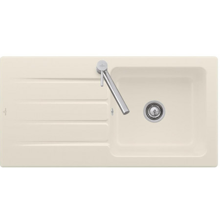 Villeroy & Boch Architectura 60 zlewozmywak wbudowany 1000 x 510 x 220 mm Ivory CeramicPlus