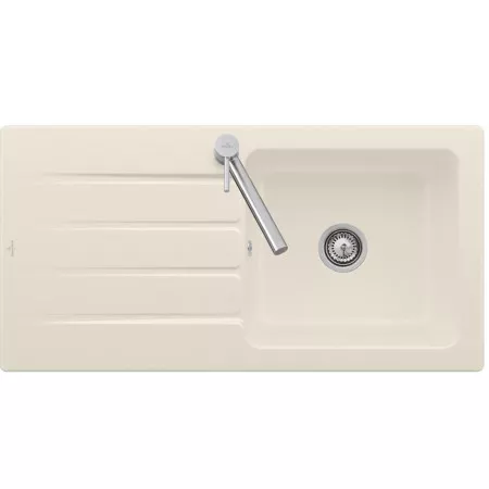 Villeroy & Boch Architectura 60 zlewozmywak wbudowany 1000 x 510 x 220 mm Ivory CeramicPlus