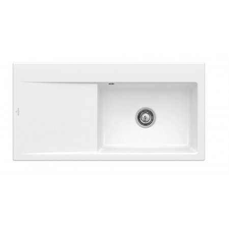 Villeroy & Boch Subway Style 60 zlewozmywak wbudowany 1000 x 510 x 220 mm Snow White CeramicPlus