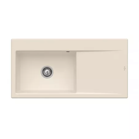Villeroy & Boch Subway Style 60 zlewozmywak wbudowany 1000 x 510 x 220 mm Ivory CeramicPlus