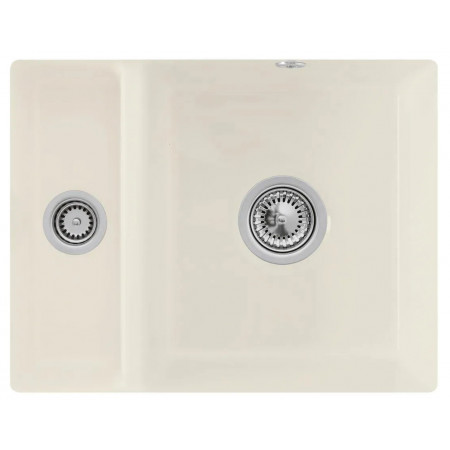 Villeroy & Boch Subway 60 XU zlewozmywak podblatoowy 545 x 440 x 200 mm Ivory CeramicPlus