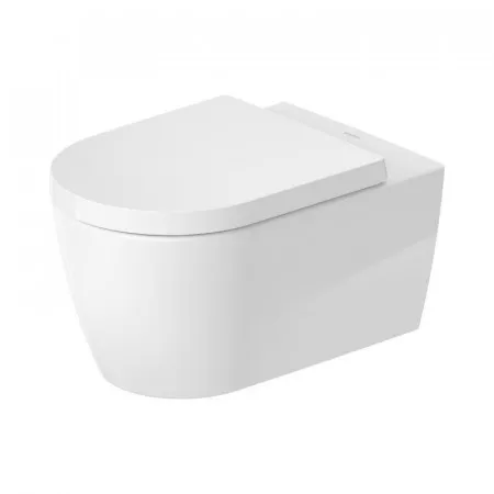 Duravit ME by Starck Miska WC wisząca rimless HygieneGlaze z deską sedesową wolnoopadającą biały