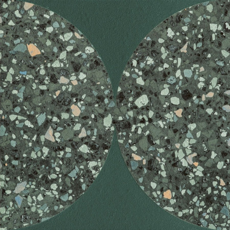 Tubądzin Dekor gresowy Funky green 4 19,8x19,8 Gat.1