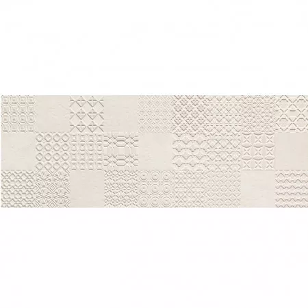 Tubądzin Dekor ścienny Integrally light grey 32,8x89,8 Gat.1
