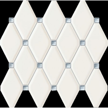 Tubądzin Mozaika ścienna Abisso white 29,8x27 Gat.1