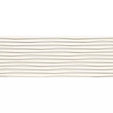 Tubądzin Płytka ścienna Unit Plus white 2 STR 32,8x89,8 Gat.1