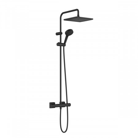 Hansgrohe Vernis Shape Showerpipe 240 prysznicowy Czarny Matowy